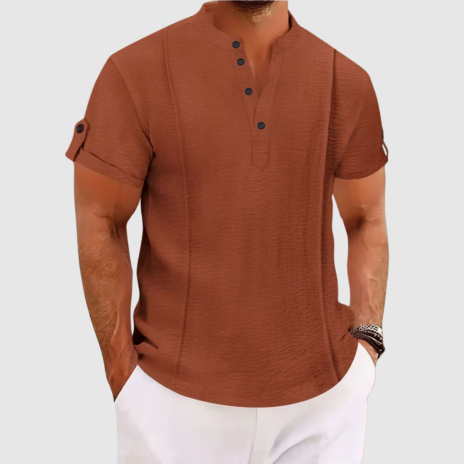Herreskjorte Coastal Breeze Stil 2