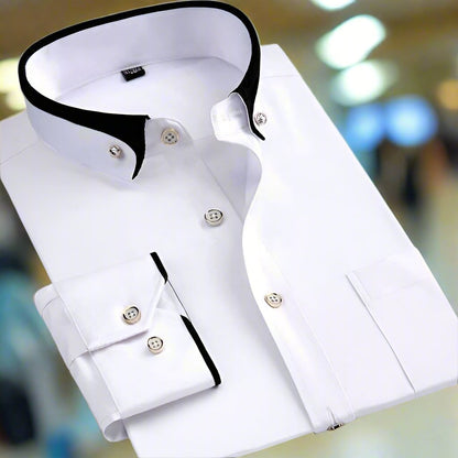 Herreskjorte Langærmet Slim Fit 1