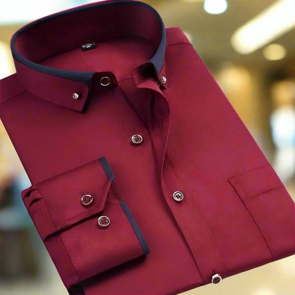 Herreskjorte Langærmet Slim Fit 5