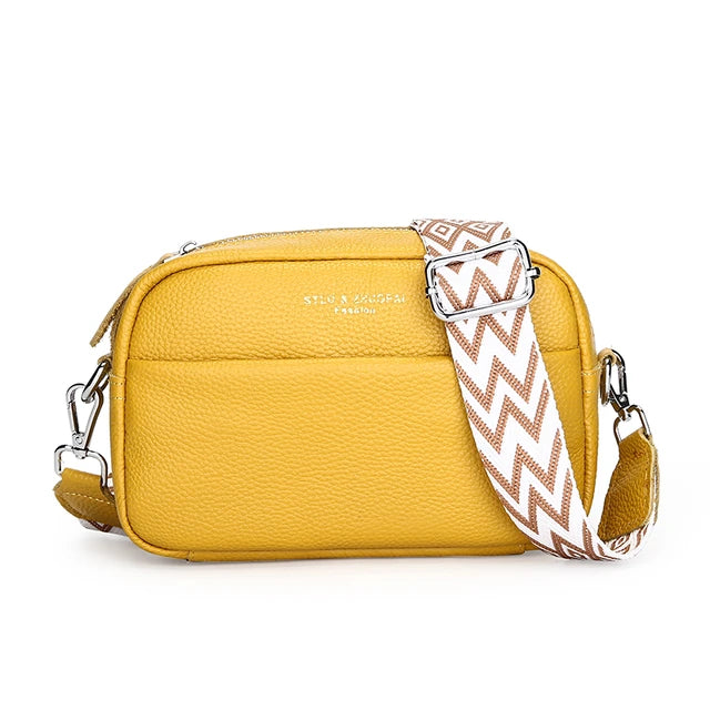 Crossbody-taske i læder af høj kvalitet