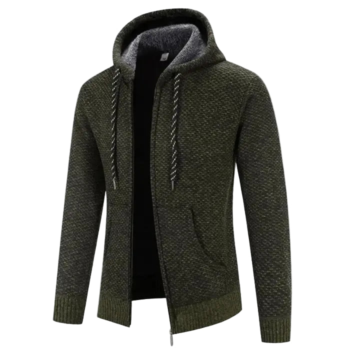 Hoodie til mænd med minimalistisk design 0