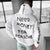 Hoodies Mænd Oversized Med Raceprint Blød Bomuldsblanding 3