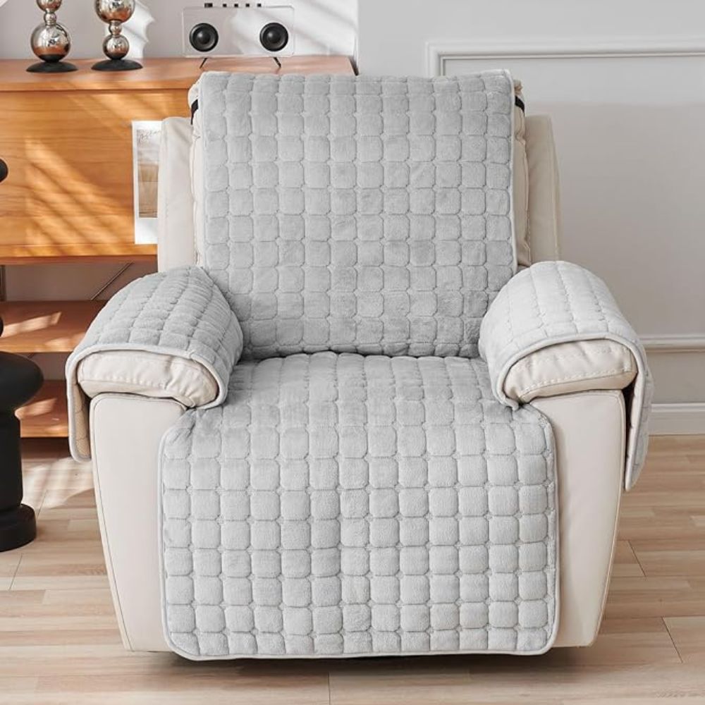 Hvilestolsdæksel med moderne gitterdesign 1