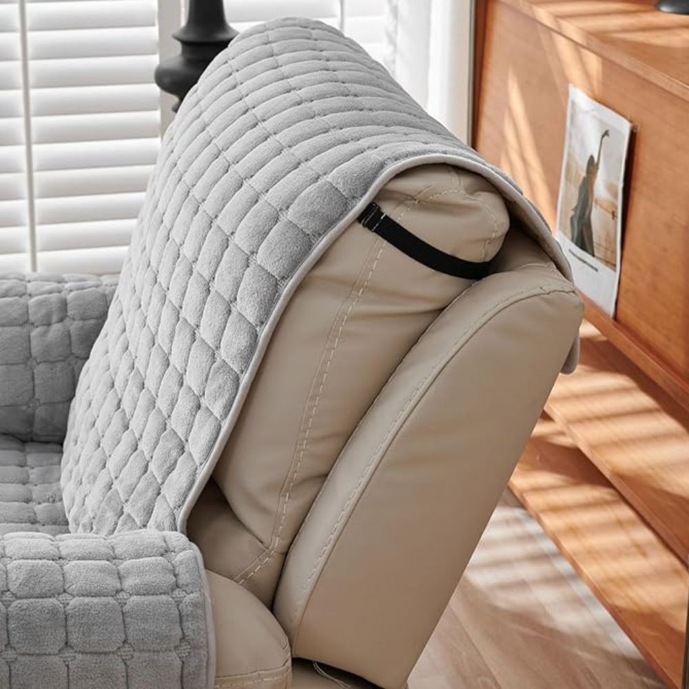 Hvilestolsdæksel med moderne gitterdesign 2