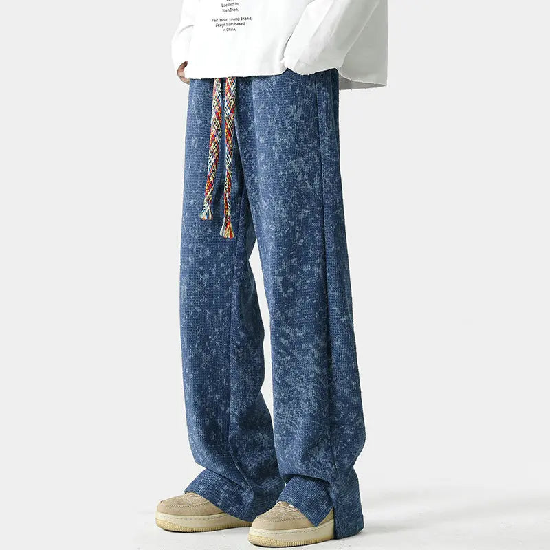Joggingbukser Mænd Løs Pasform med Elastisk Talje og Praktiske Lommer 6