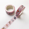 Kawaii dekorativ Washi Tape (sæt med 5)