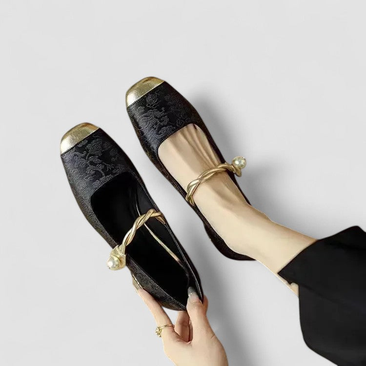 Kvinder Mary Jane Sko med Lav Hæl Klassisk Stil 7