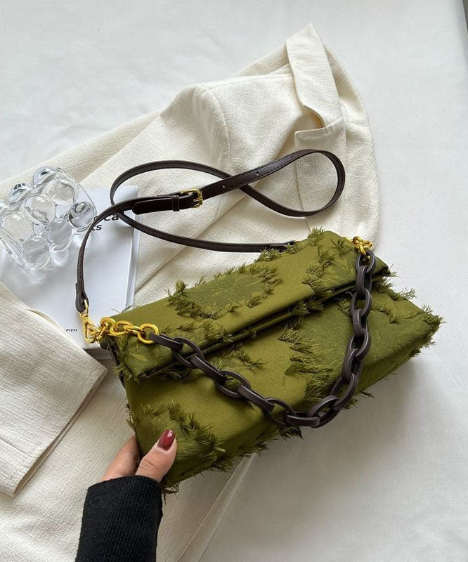 Kvinder Messenger Bag med Kæde og Patches 1