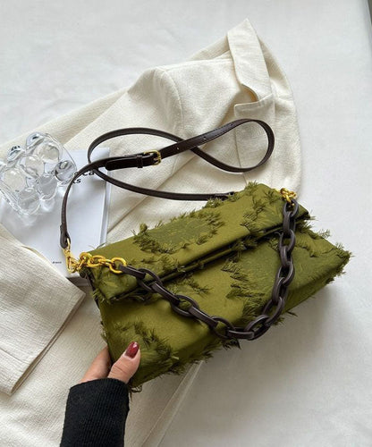 Kvinder Messenger Bag med Kæde og Patches 1