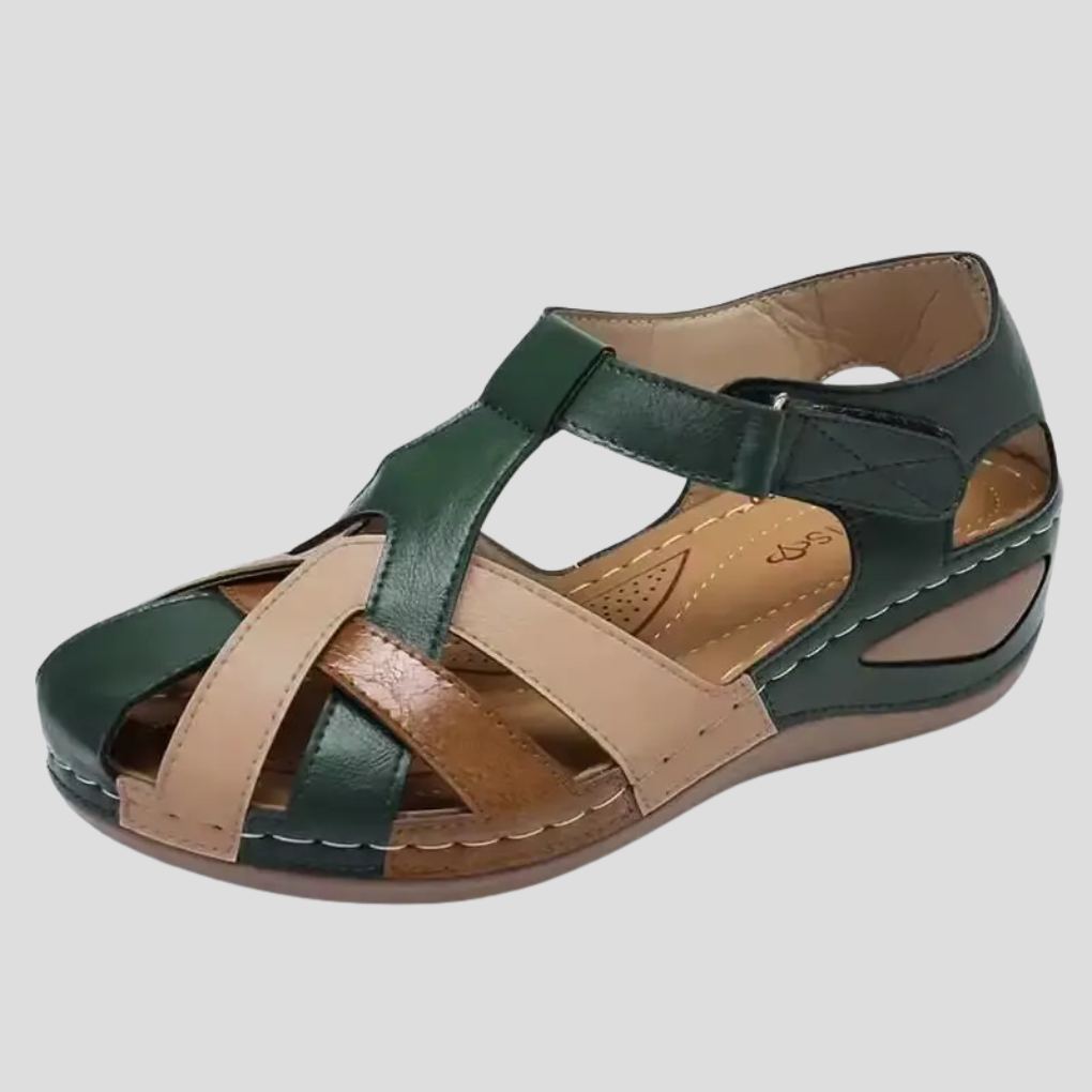 Kvinder Sandaler Colorblock Lukkede Tå 1