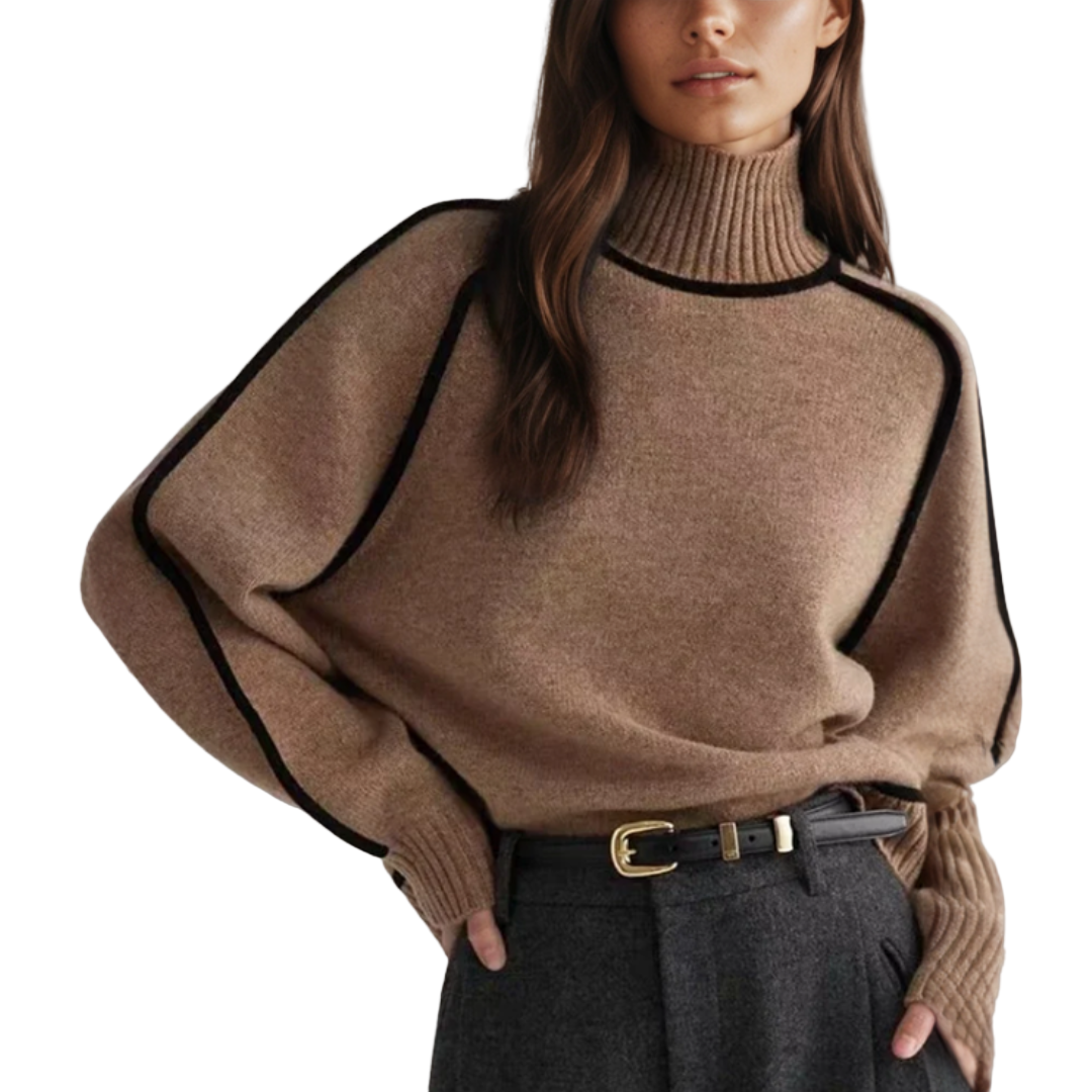 Kvinder's Turtleneck Sweater Rullekraver Blødt Cashmere 0