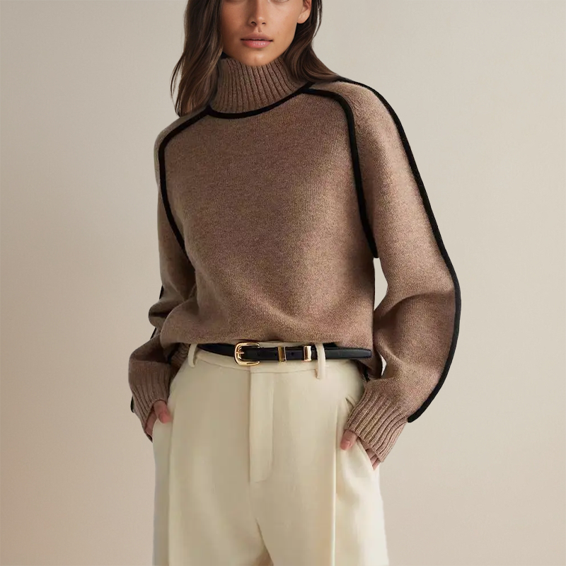 Kvinder's Turtleneck Sweater Rullekraver Blødt Cashmere 2