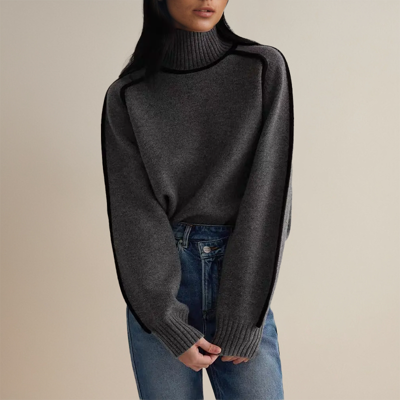 Kvinder's Turtleneck Sweater Rullekraver Blødt Cashmere 3
