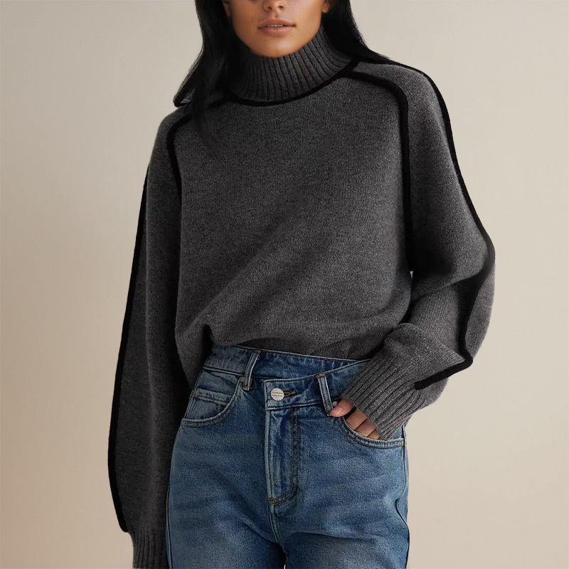 Kvinder's Turtleneck Sweater Rullekraver Blødt Cashmere 5