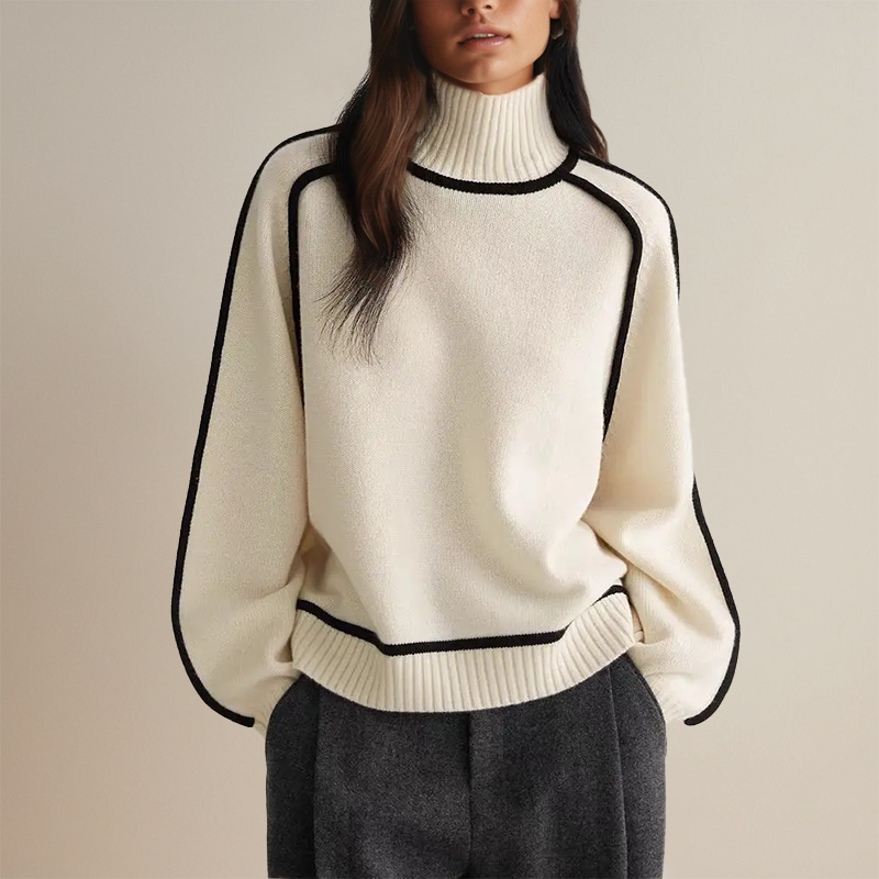 Kvinder's Turtleneck Sweater Rullekraver Blødt Cashmere 6