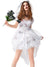 Kvindernes Vampirbrud Kostume Med Blodpletter Polyester 0