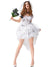 Kvindernes Vampirbrud Kostume Med Blodpletter Polyester 3