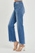 Kvinders Ankel Jeans Høj Talje Afslappet 100% Bomuld 3