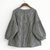 Kvinders Asymmetrisk Bluse i Ternet Design 5