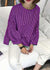 Kvinders Asymmetrisk Bluse i Ternet Design 8