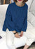Kvinders Asymmetrisk Bluse i Ternet Design 9