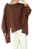 Kvinders Asymmetrisk Top i Plaid Design 0