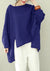 Kvinders Asymmetrisk Top i Plaid Design 8