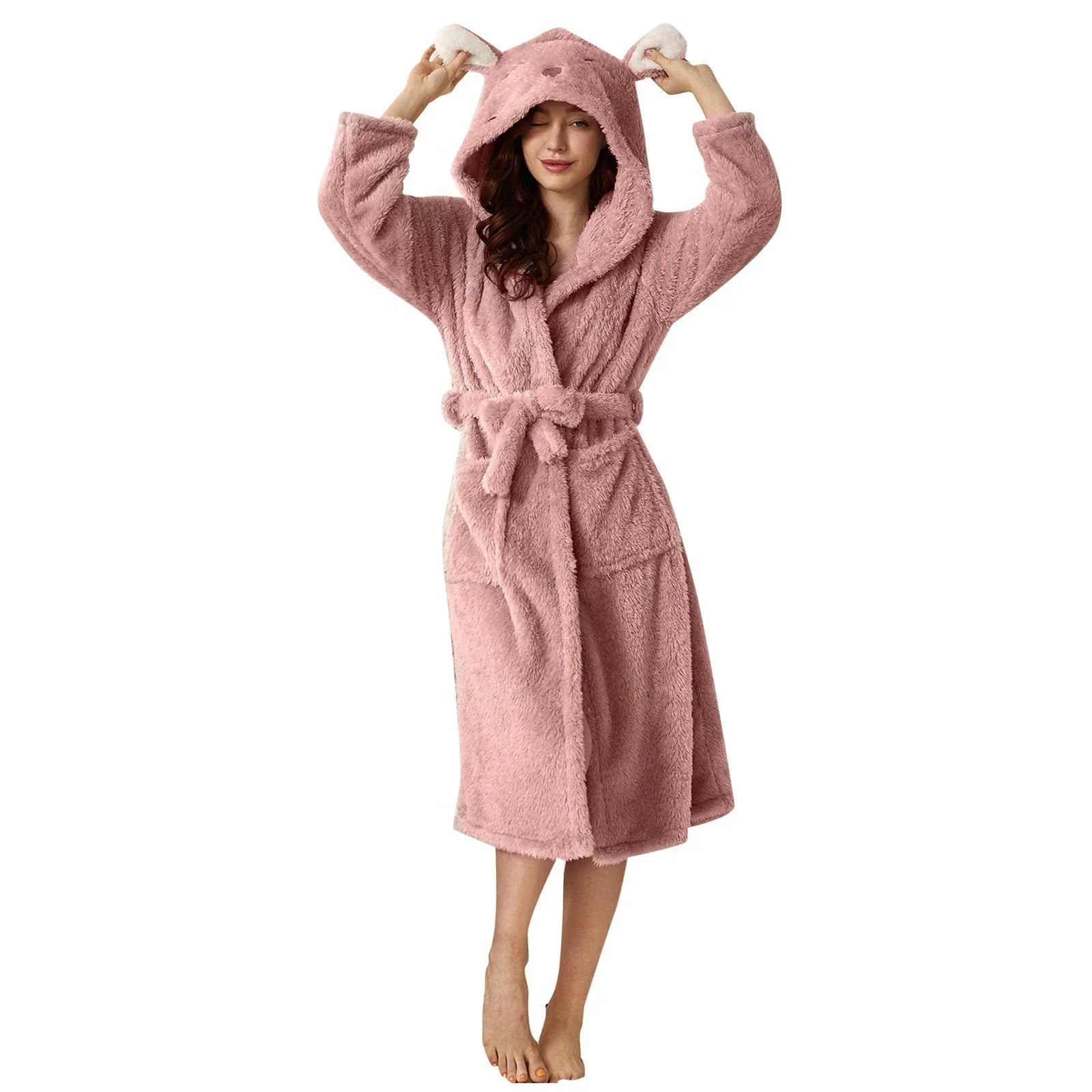 Kvinders Badjas Blød Mikrofiber Designet til Komfort 7