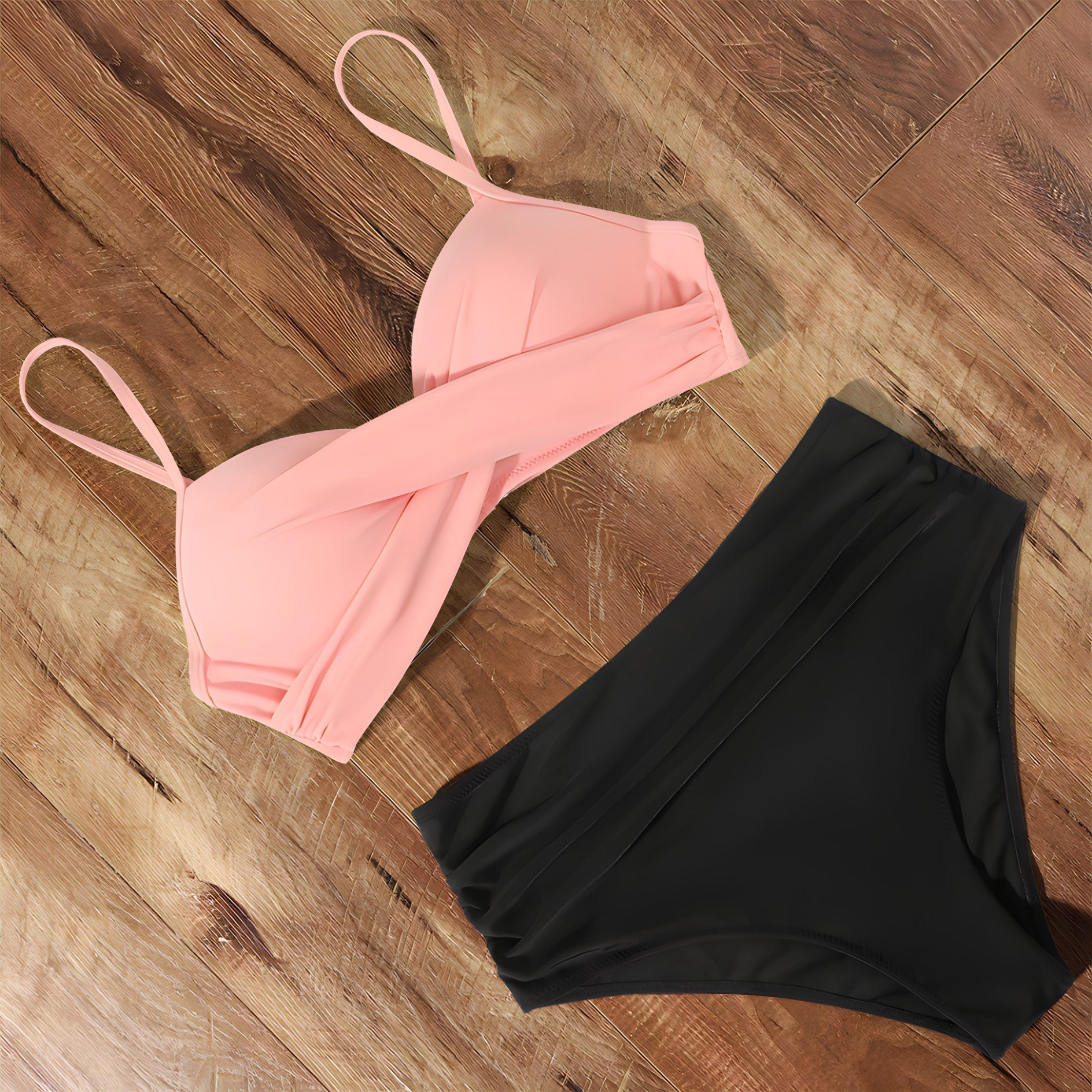 Kvinders Bikini Sæt Høj Talje Stilfuld 8
