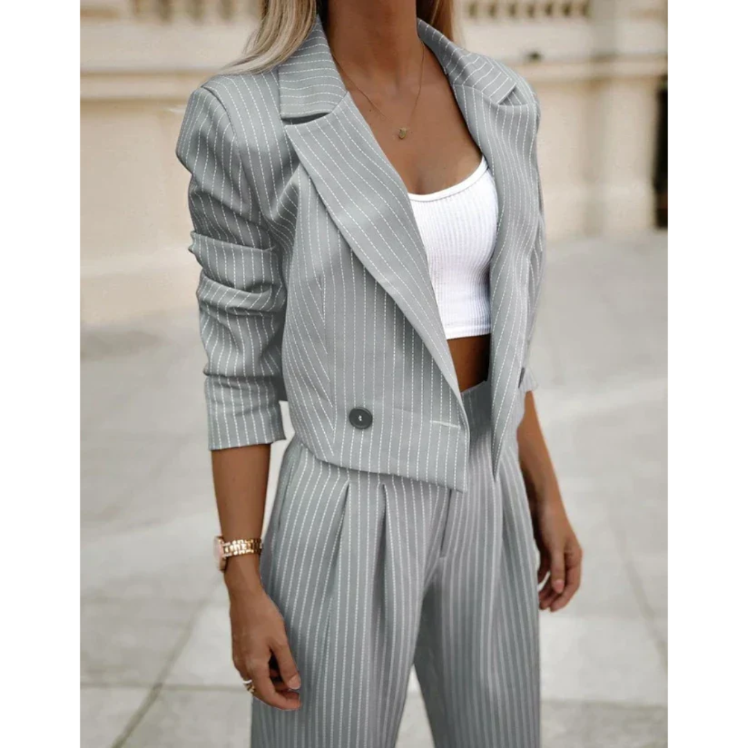 Kvinders Blazer Anzug Komfortabel Design 1