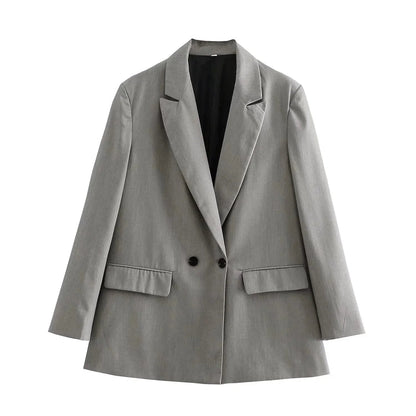 Kvinders Blazer Dobbeltradet 4