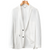 Kvinders Blazer Elegant Vaffelmønster Viskoseblanding 0