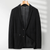 Kvinders Blazer Elegant Vaffelmønster Viskoseblanding 2
