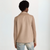 Kvinders Blazer Frakke Strikket Polyester-Bomuldsblanding 2