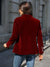Kvinders Blazer Retro Elegant Skræddersyet Fløjl 6