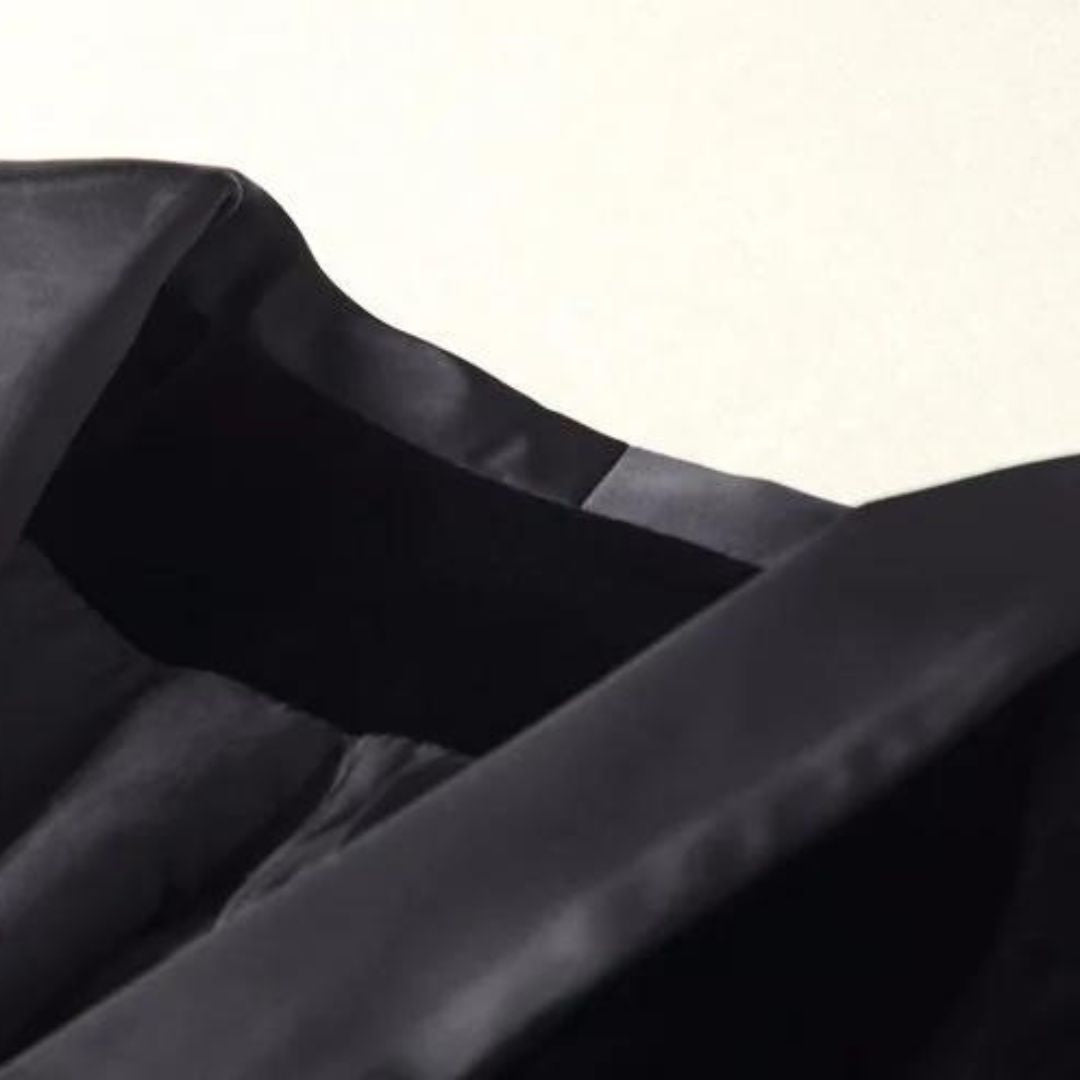 Kvinders Blazer med Satin Revers 4
