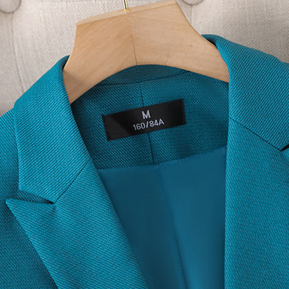 Kvinders Blazer og Bukser Sæt Stilet Design med Høj Talje 1