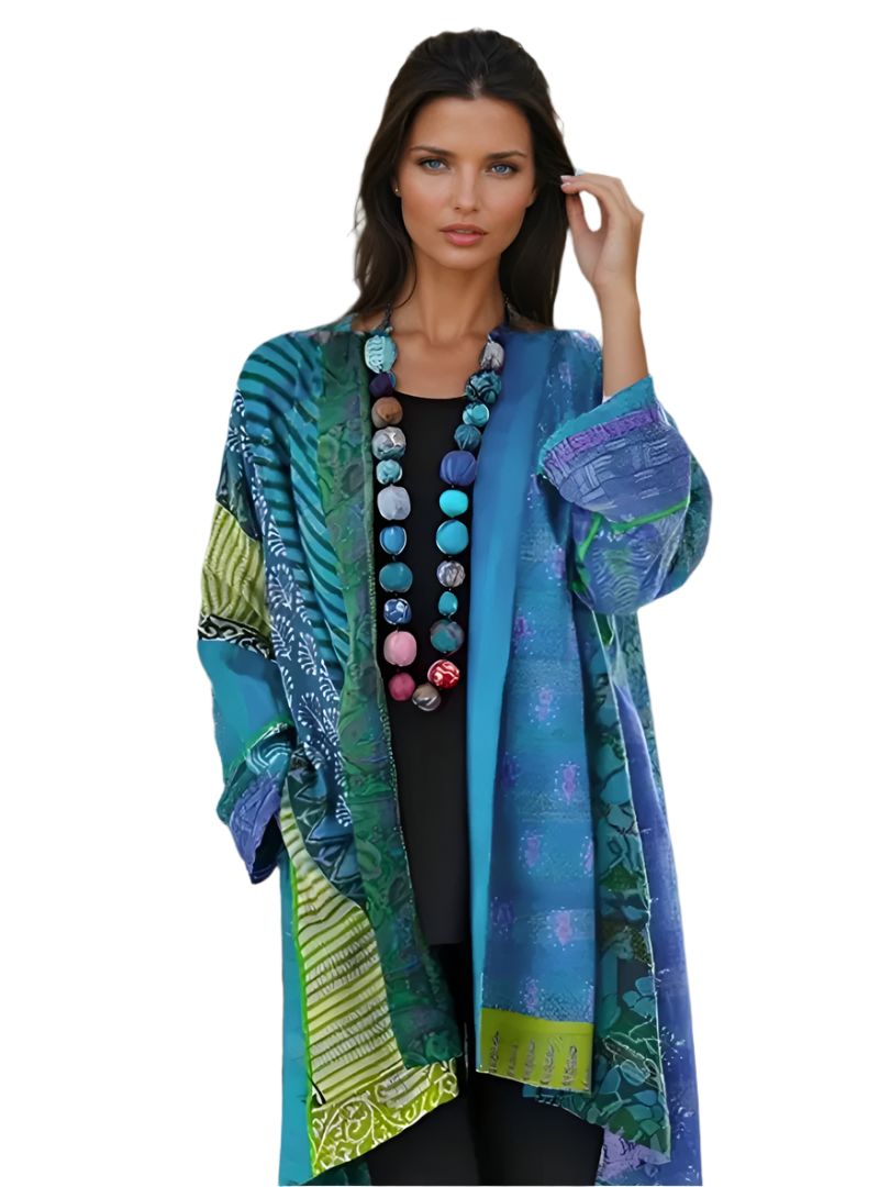 Kvinders Bluse Multifarvet Blød Stof 0