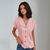 Kvinders Bluse med Krave og Knapper 4