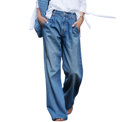 Kvinders Brede Ben Jeans Casual Stil 0