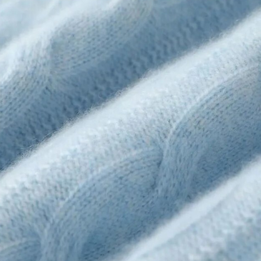 Kvinders Cardigan Med Mønster I Uld 1