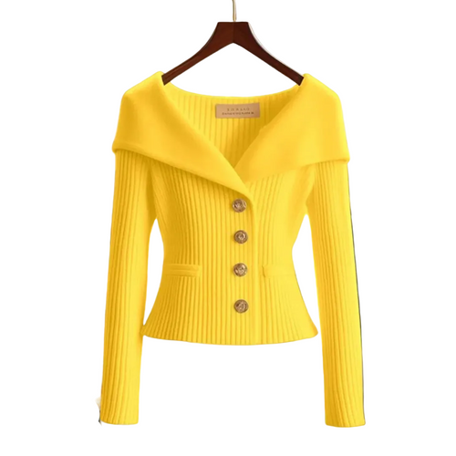 Kvinders Cardigan Med Sofistikeret Design 0