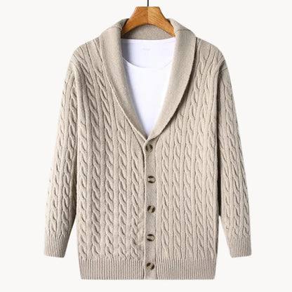 Kvinders Cardigan Mellemvægt Strik med Ribbede Detaljer 3