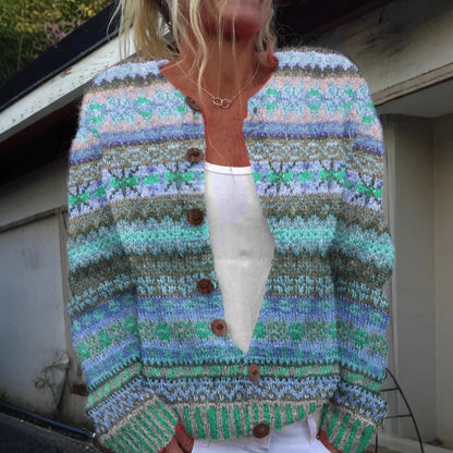 Kvinders Cardigan med Legende Print Afslappet Stil 0