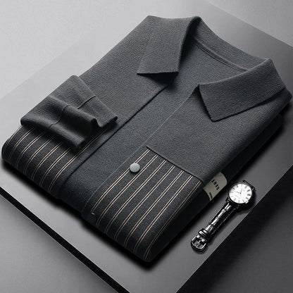 Kvinders Cardigan med Polokrave og Slank Silhuet 5