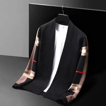 Kvinders Cardigan med Striber 3