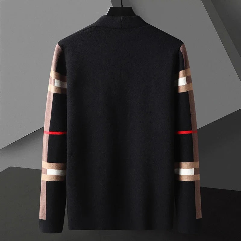 Kvinders Cardigan med Striber 4