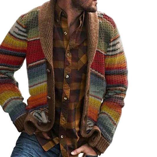 Kvinders Cardigan med Stribet Design 0