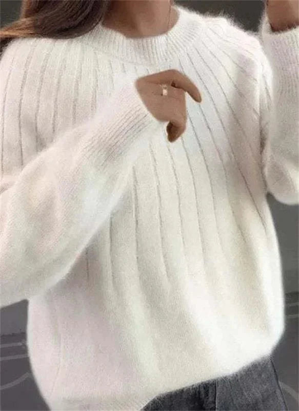 Kvinders Cashmere Strikket Pullover 4