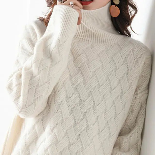 Kvinders Cashmere Trøje Elegant Stil 0
